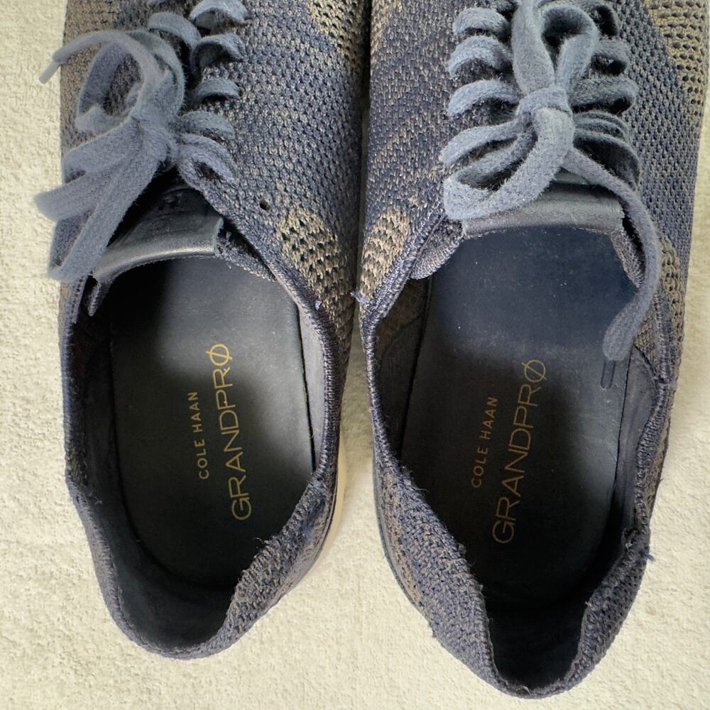 Cole Haan GrandPro Mens 13M Shoes Blue Navy Stitchlite Sneaker C27763 - Picture 5 of 8